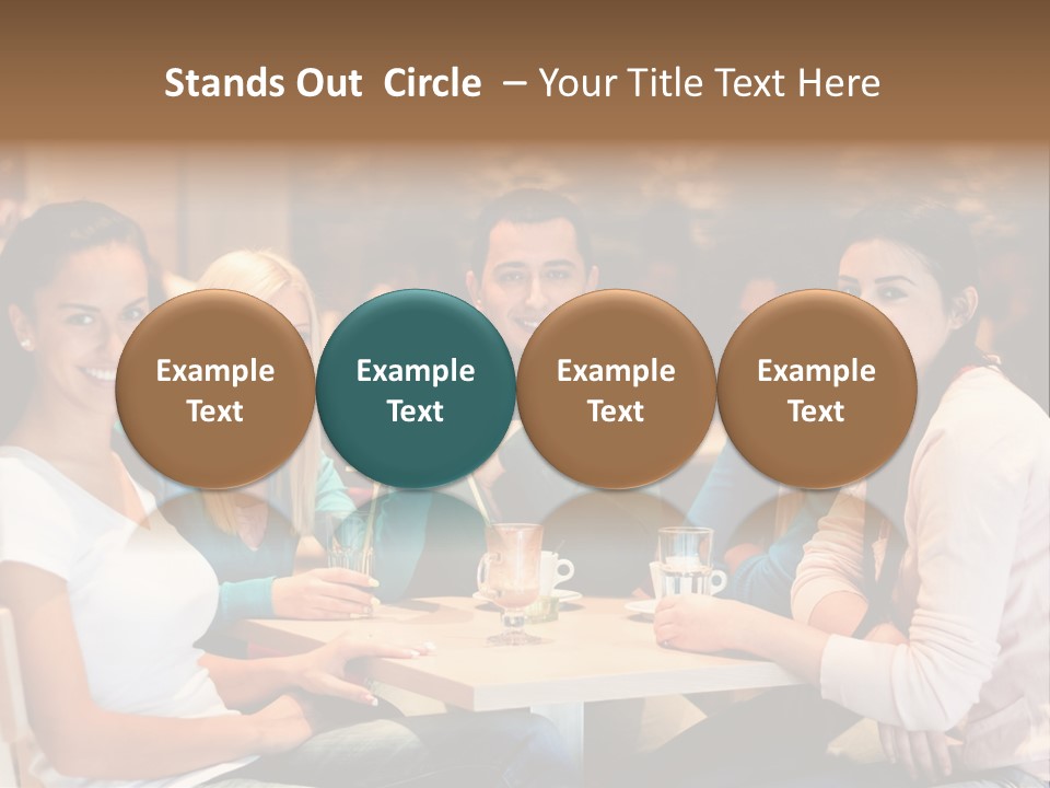 Break Indoor Afroamerican PowerPoint Template