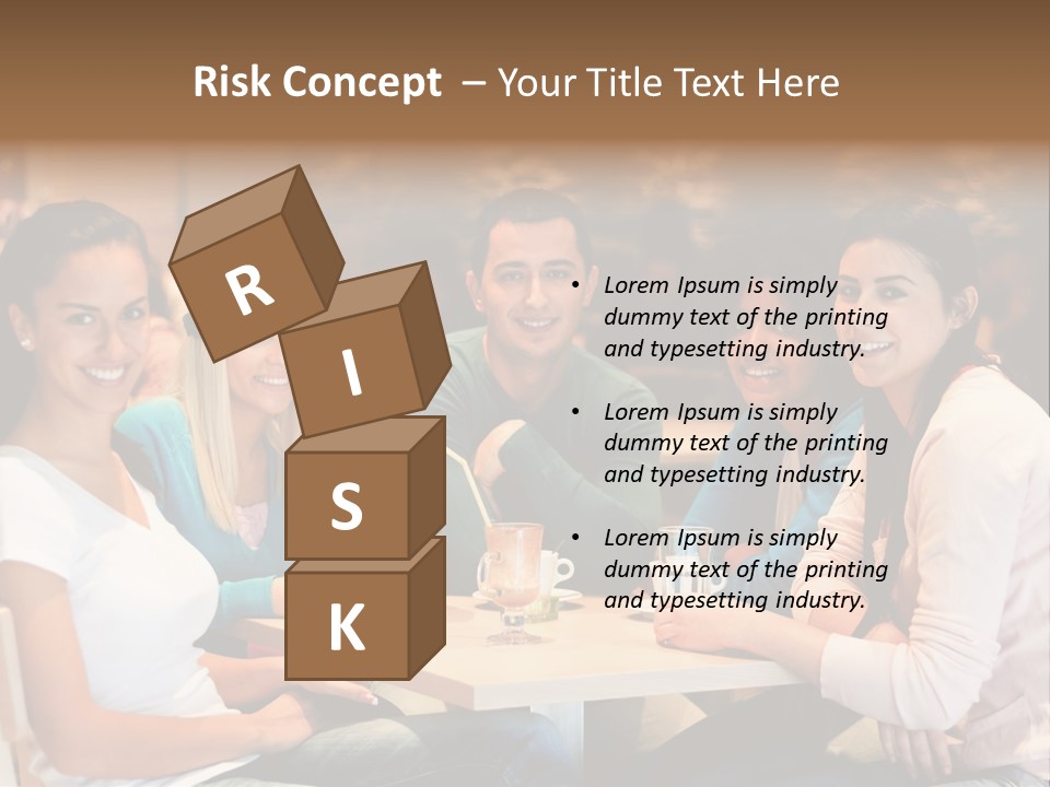 Break Indoor Afroamerican PowerPoint Template