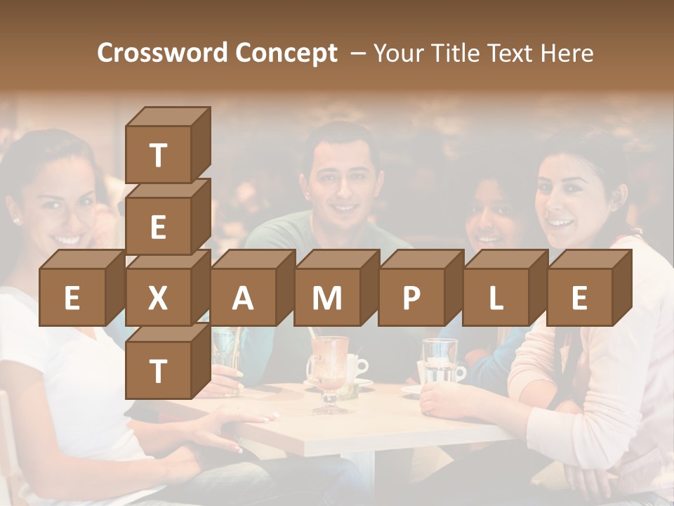 Break Indoor Afroamerican PowerPoint Template