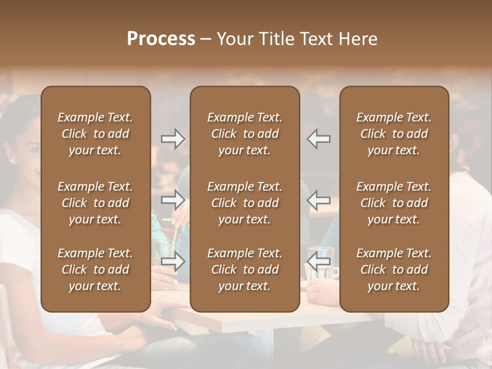 Break Indoor Afroamerican PowerPoint Template