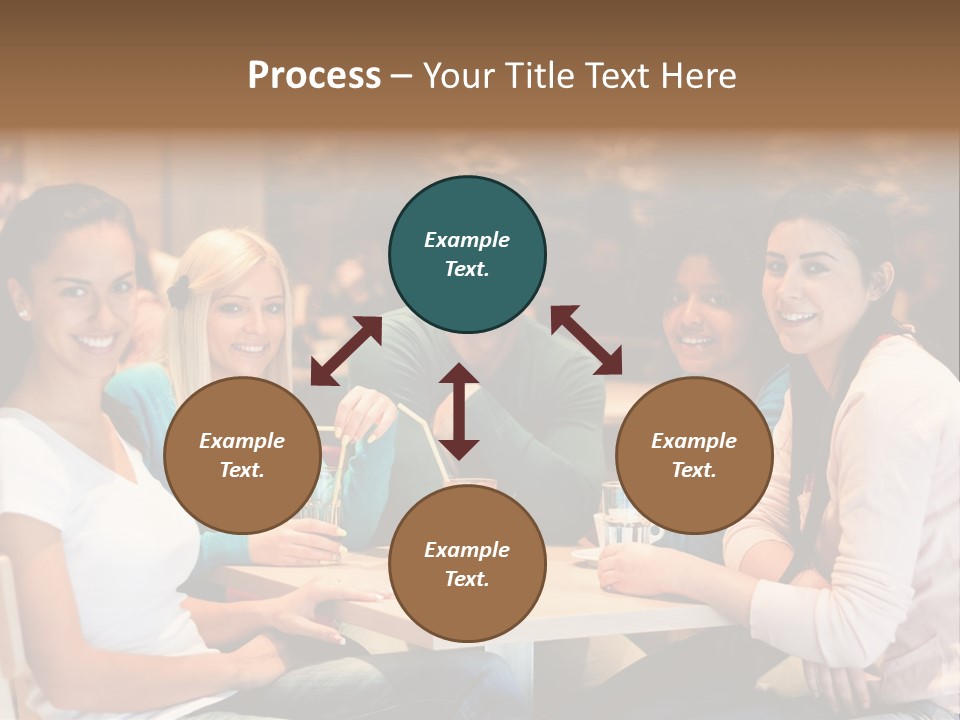 Break Indoor Afroamerican PowerPoint Template