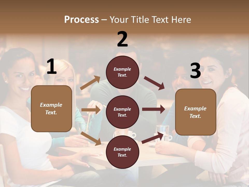 Break Indoor Afroamerican PowerPoint Template