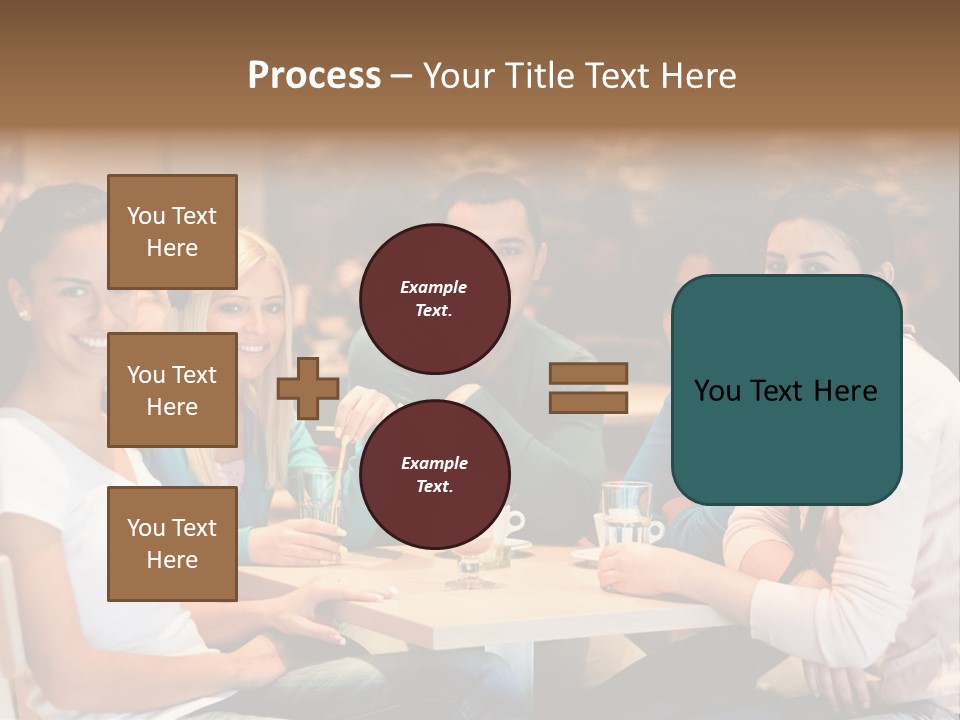 Break Indoor Afroamerican PowerPoint Template