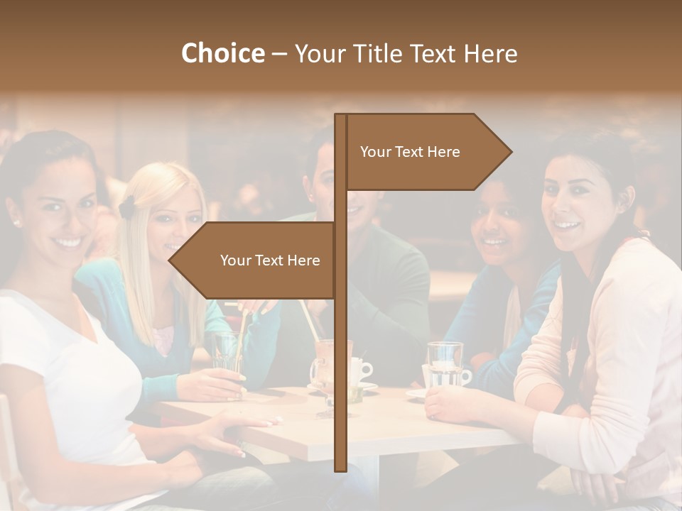 Break Indoor Afroamerican PowerPoint Template