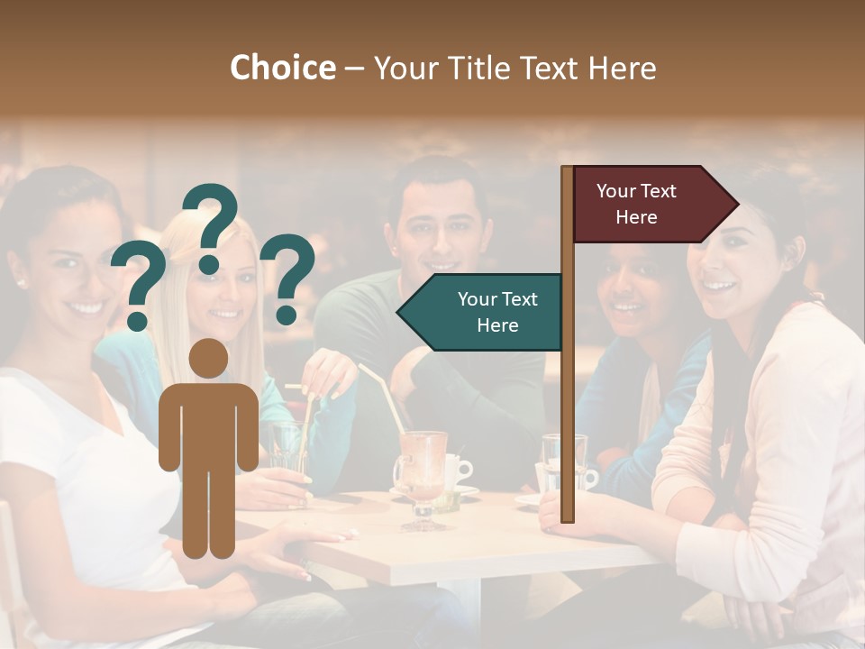 Break Indoor Afroamerican PowerPoint Template