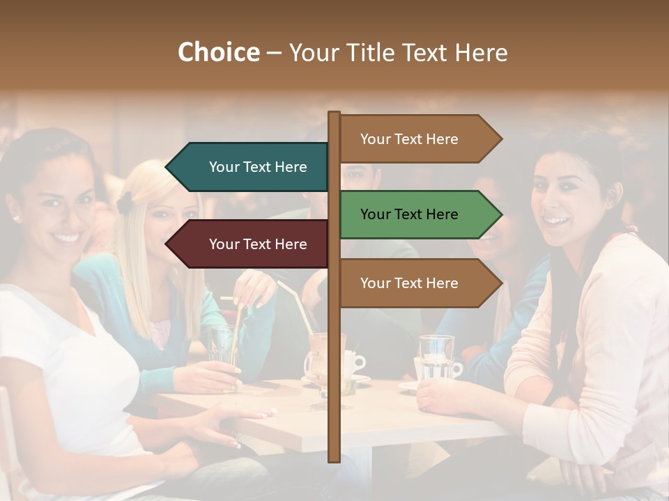 Break Indoor Afroamerican PowerPoint Template