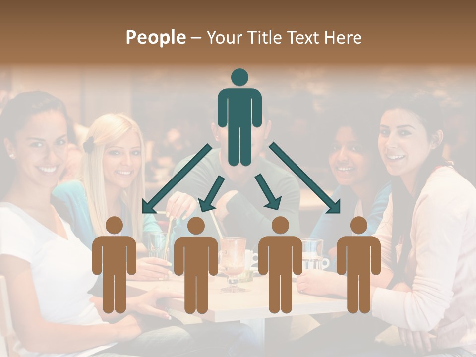 Break Indoor Afroamerican PowerPoint Template