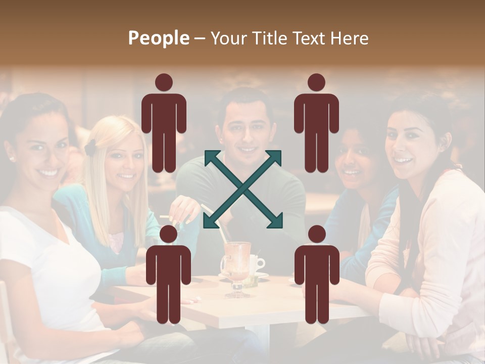 Break Indoor Afroamerican PowerPoint Template