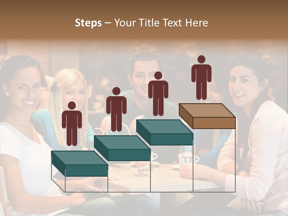 Break Indoor Afroamerican PowerPoint Template