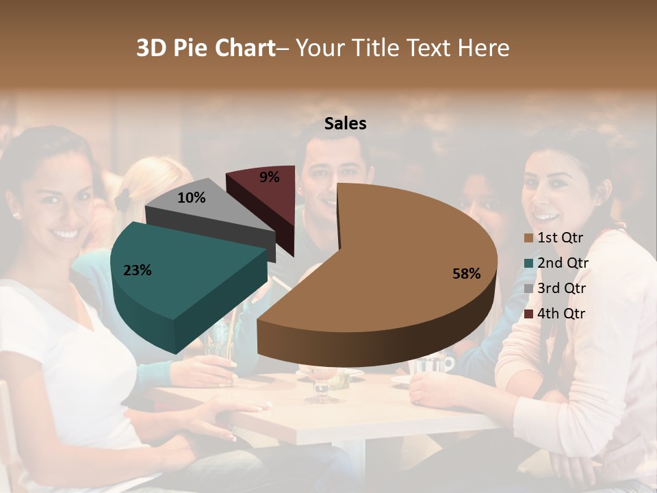 Break Indoor Afroamerican PowerPoint Template