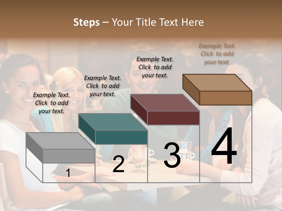 Break Indoor Afroamerican PowerPoint Template