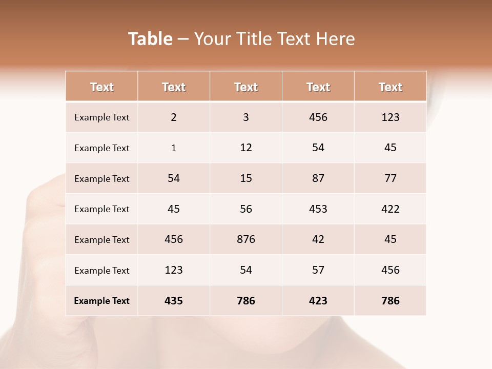 People White Person PowerPoint Template