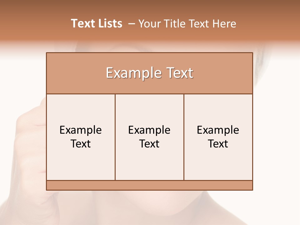 People White Person PowerPoint Template