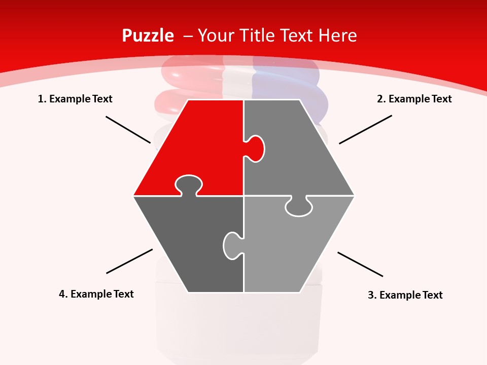 A Light Bulb With The Colors Of The Flag Of France PowerPoint Template