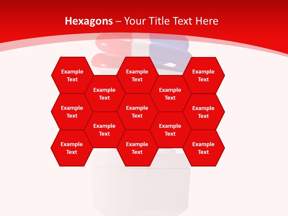 A Light Bulb With The Colors Of The Flag Of France PowerPoint Template