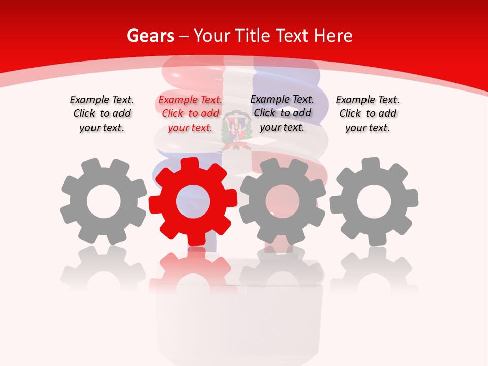 A Light Bulb With The Colors Of The Flag Of France PowerPoint Template