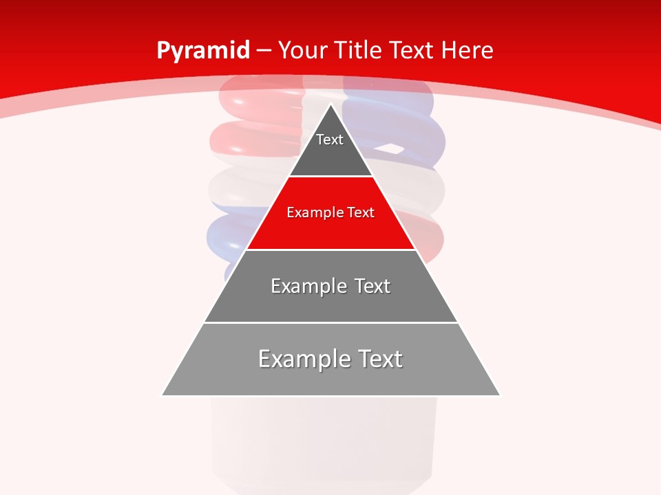A Light Bulb With The Colors Of The Flag Of France PowerPoint Template