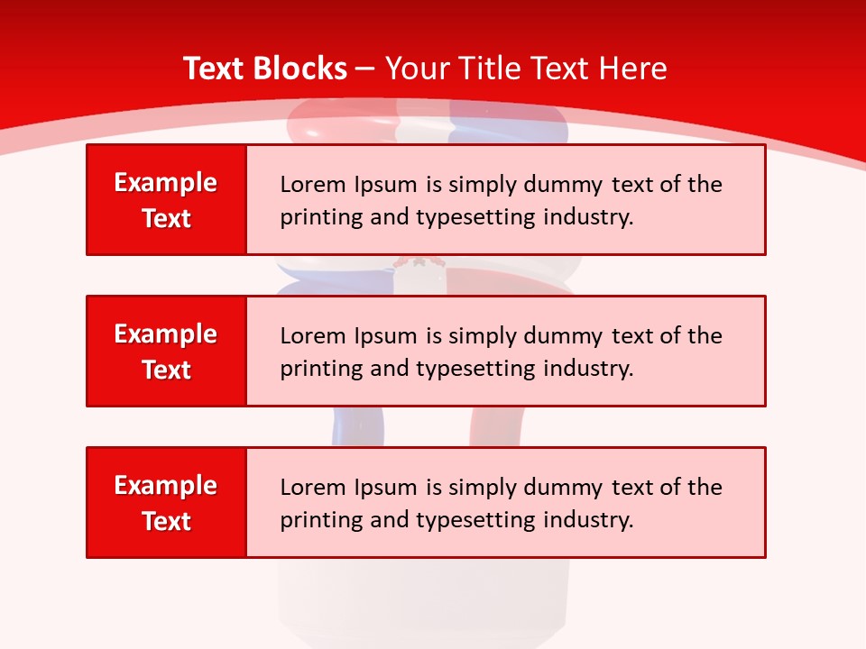 A Light Bulb With The Colors Of The Flag Of France PowerPoint Template