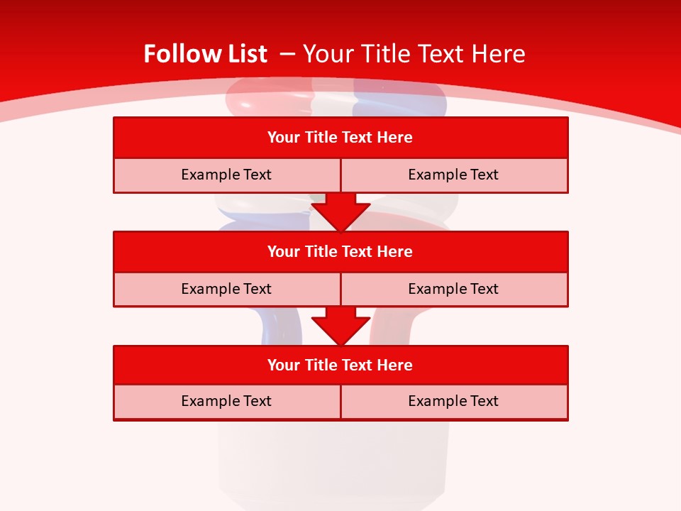 A Light Bulb With The Colors Of The Flag Of France PowerPoint Template