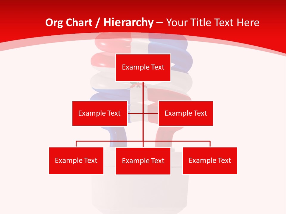 A Light Bulb With The Colors Of The Flag Of France PowerPoint Template