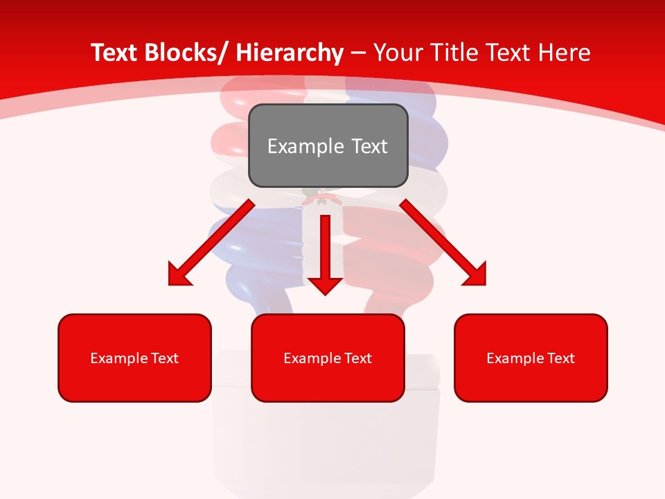 A Light Bulb With The Colors Of The Flag Of France PowerPoint Template