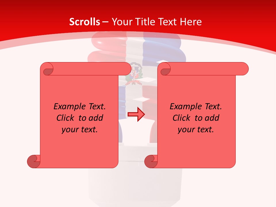 A Light Bulb With The Colors Of The Flag Of France PowerPoint Template