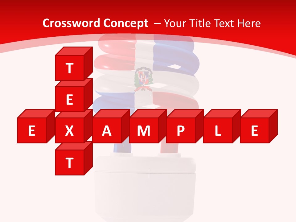 A Light Bulb With The Colors Of The Flag Of France PowerPoint Template