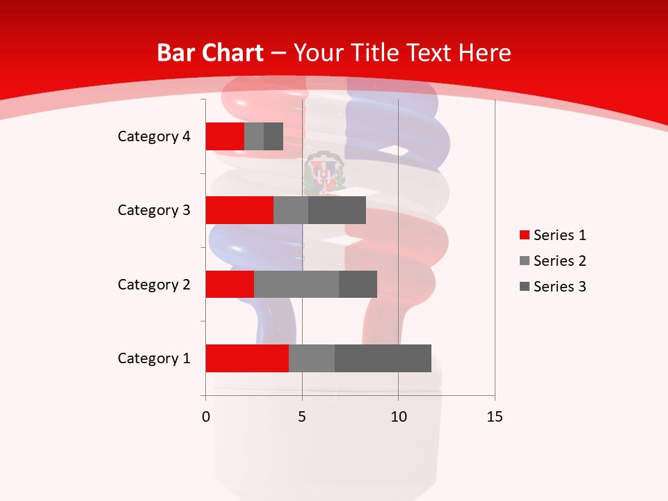 A Light Bulb With The Colors Of The Flag Of France PowerPoint Template