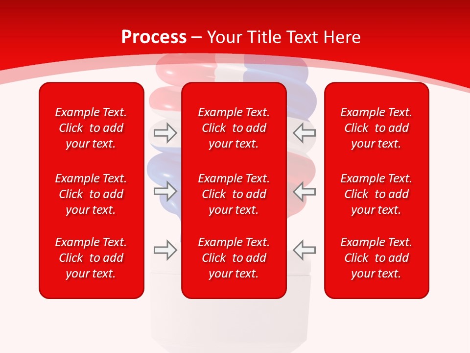 A Light Bulb With The Colors Of The Flag Of France PowerPoint Template