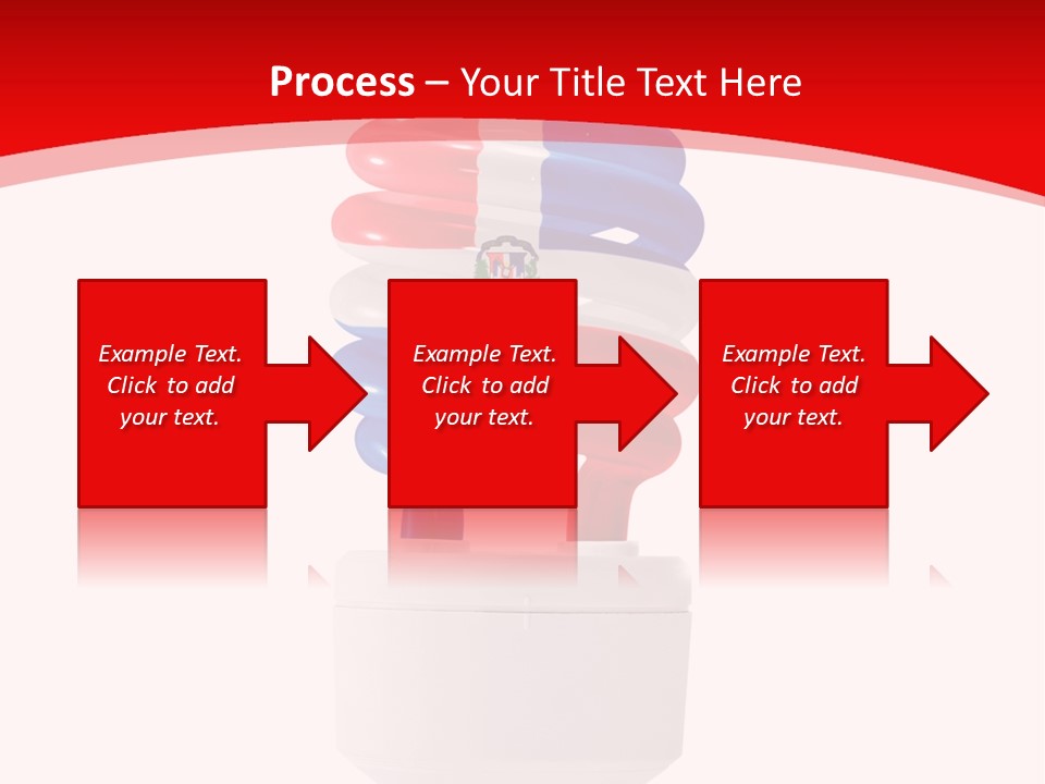 A Light Bulb With The Colors Of The Flag Of France PowerPoint Template