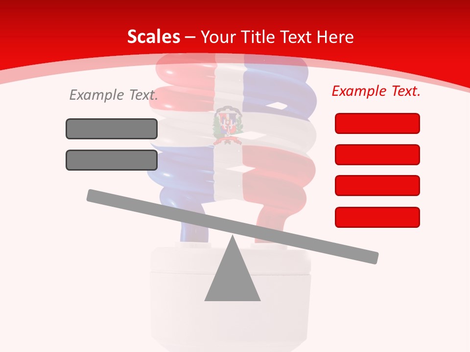 A Light Bulb With The Colors Of The Flag Of France PowerPoint Template