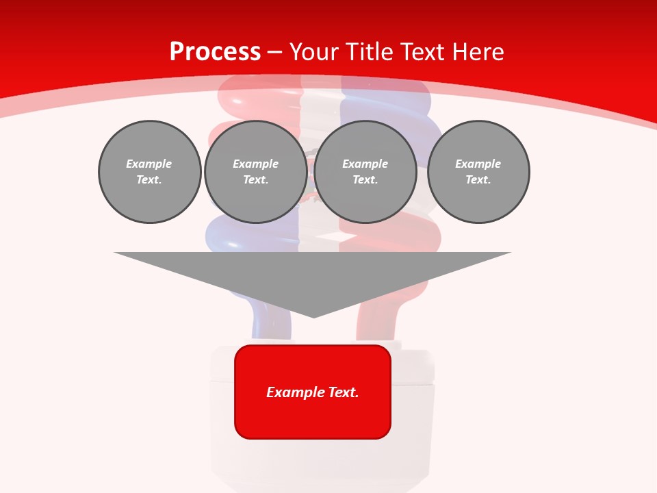 A Light Bulb With The Colors Of The Flag Of France PowerPoint Template