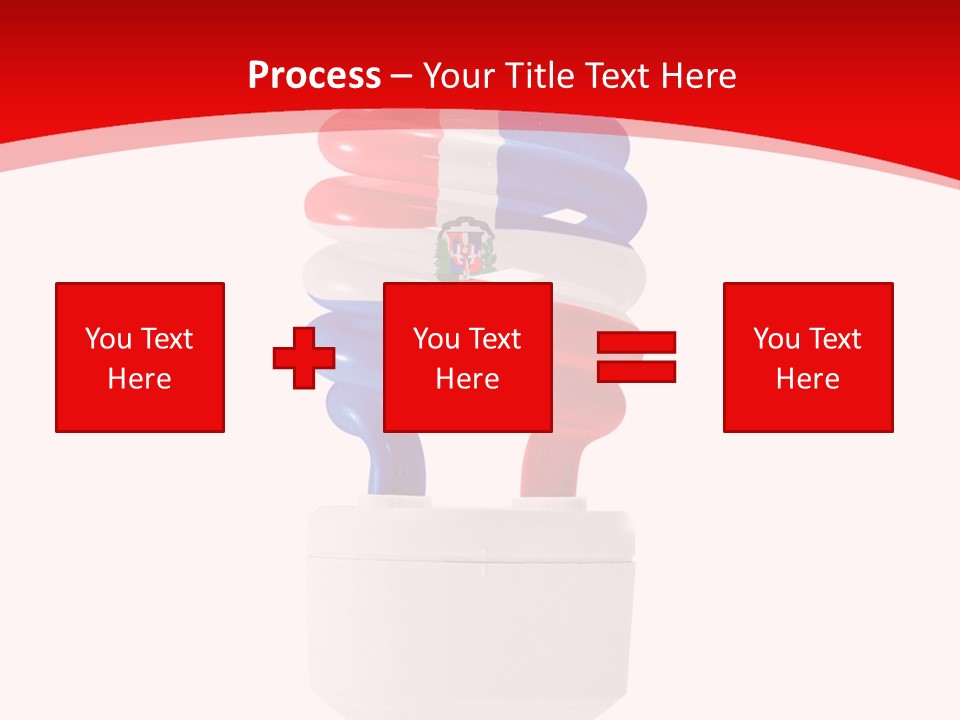 A Light Bulb With The Colors Of The Flag Of France PowerPoint Template