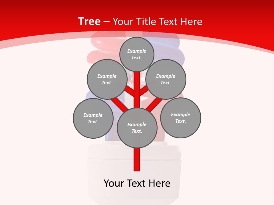 A Light Bulb With The Colors Of The Flag Of France PowerPoint Template
