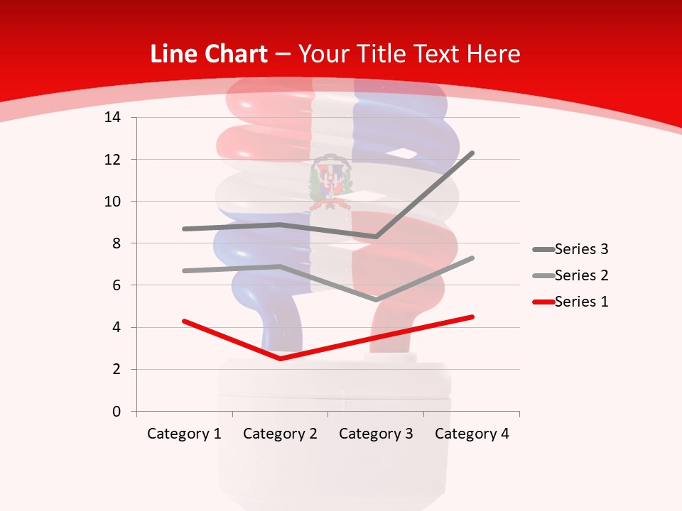 A Light Bulb With The Colors Of The Flag Of France PowerPoint Template