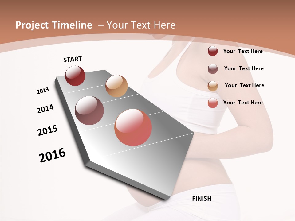 Kiwi Fork Lunch PowerPoint Template