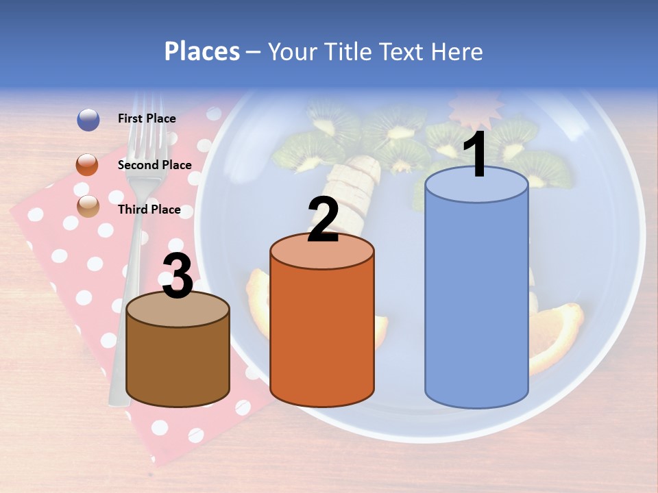 Kiwi Fork Lunch PowerPoint Template