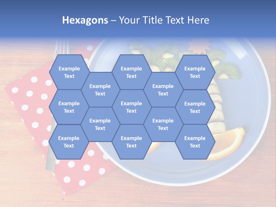 Kiwi Fork Lunch PowerPoint Template