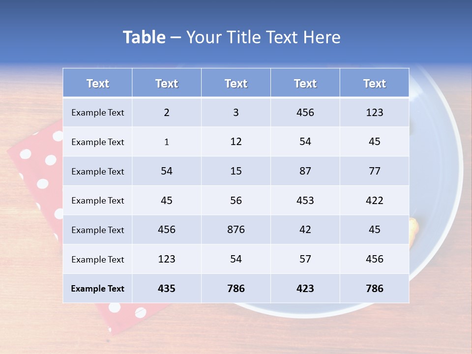 Kiwi Fork Lunch PowerPoint Template