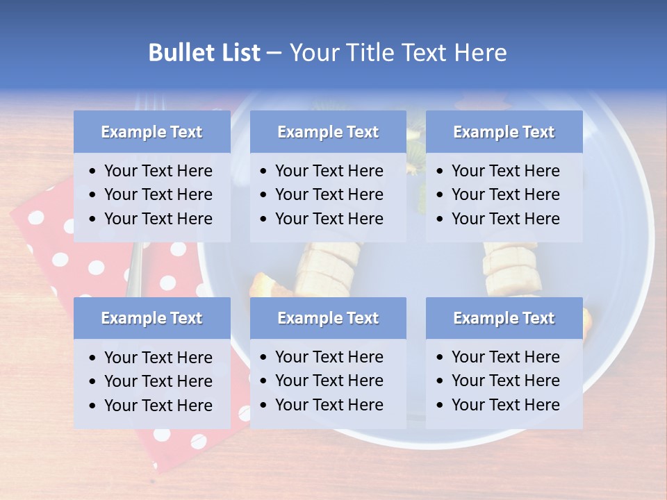Kiwi Fork Lunch PowerPoint Template