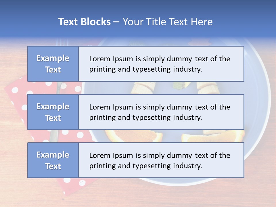 Kiwi Fork Lunch PowerPoint Template