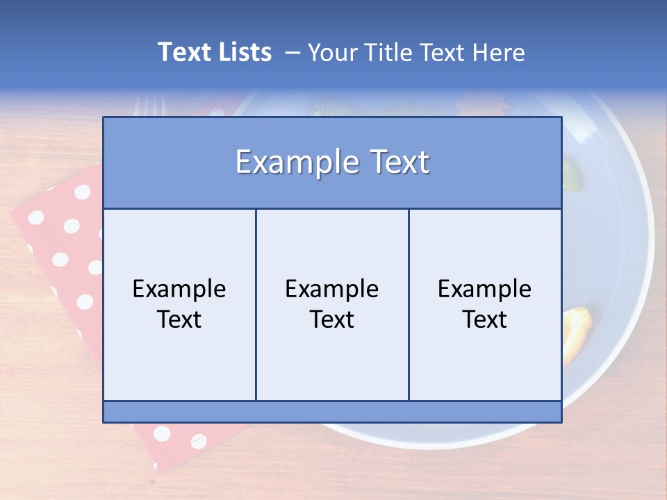 Kiwi Fork Lunch PowerPoint Template