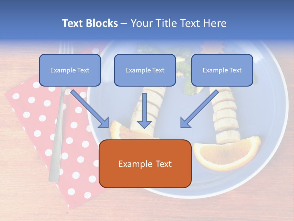 Kiwi Fork Lunch PowerPoint Template