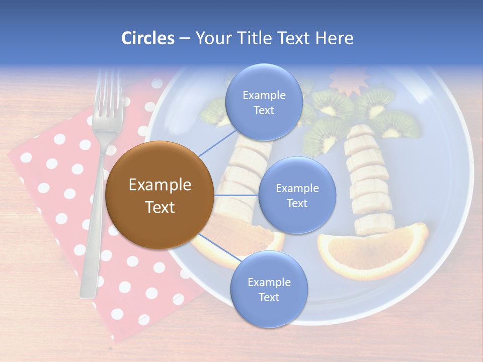Kiwi Fork Lunch PowerPoint Template