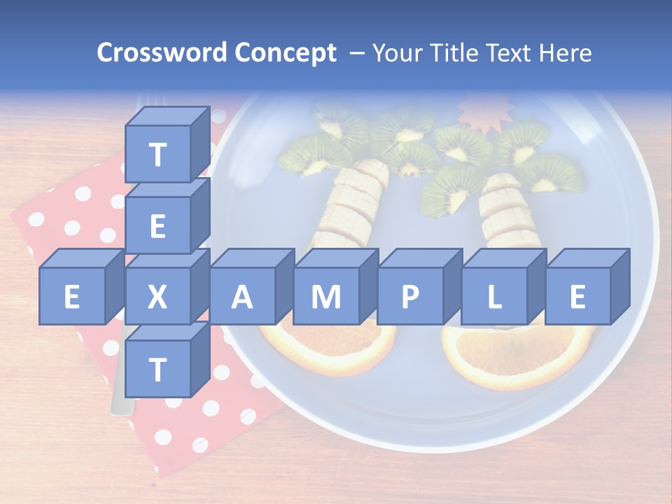 Kiwi Fork Lunch PowerPoint Template