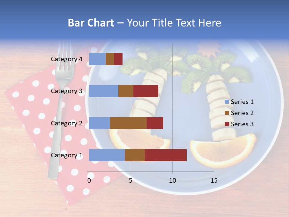 Kiwi Fork Lunch PowerPoint Template