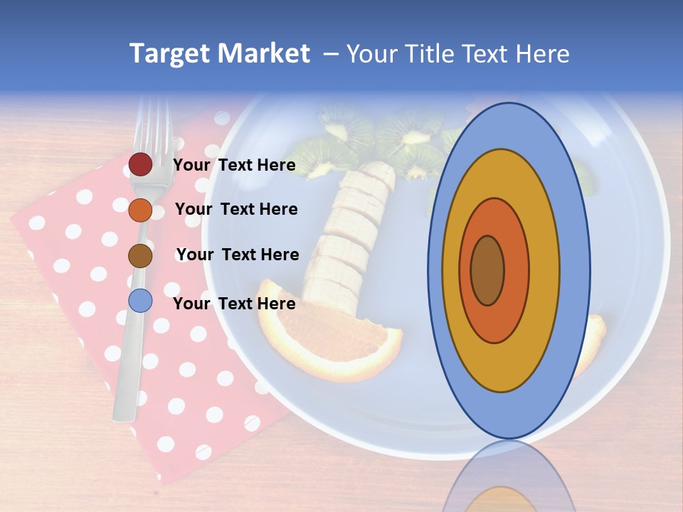 Kiwi Fork Lunch PowerPoint Template
