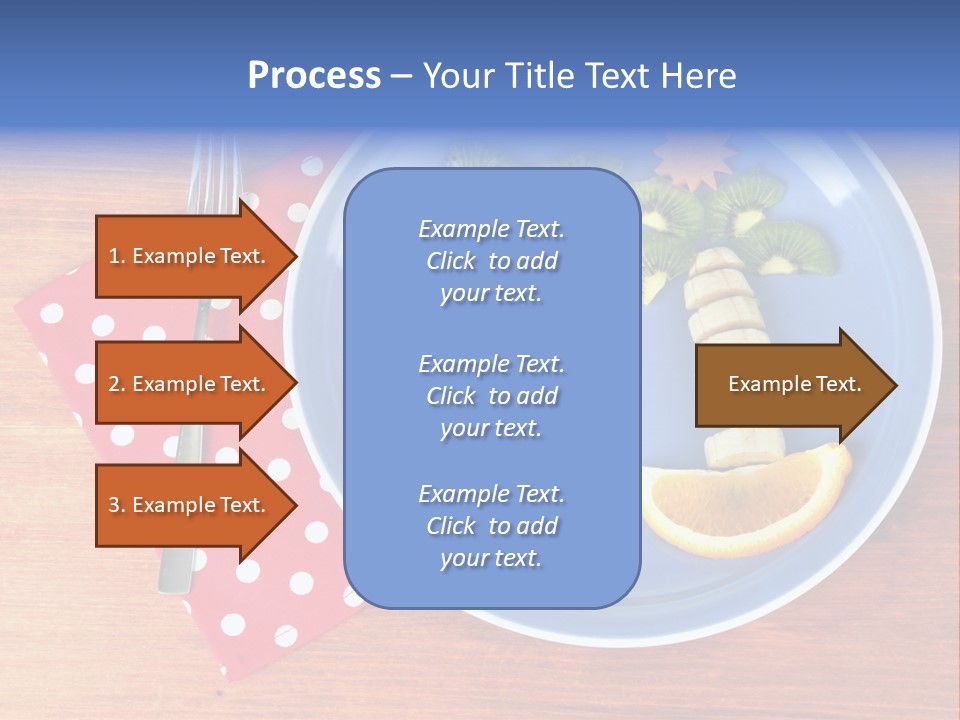 Kiwi Fork Lunch PowerPoint Template