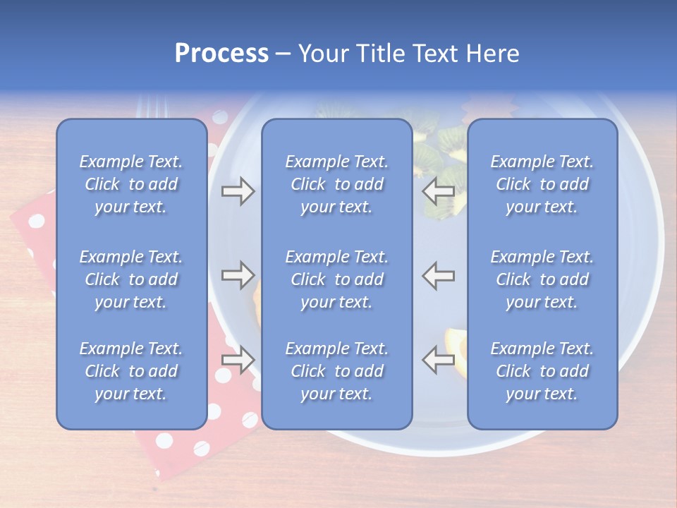 Kiwi Fork Lunch PowerPoint Template