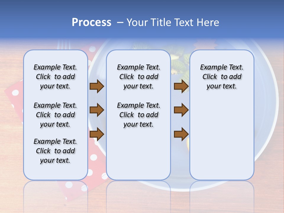Kiwi Fork Lunch PowerPoint Template